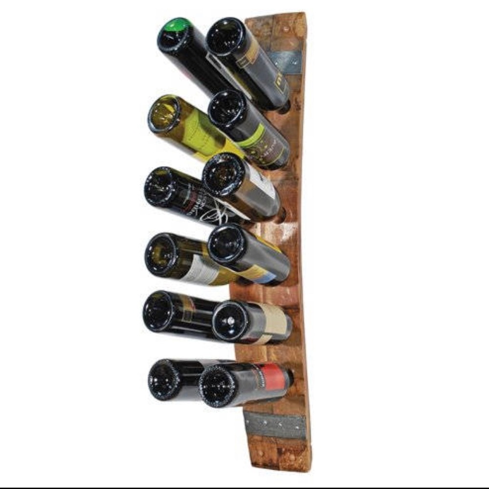 Wine Barrel Stave Bottle Holder